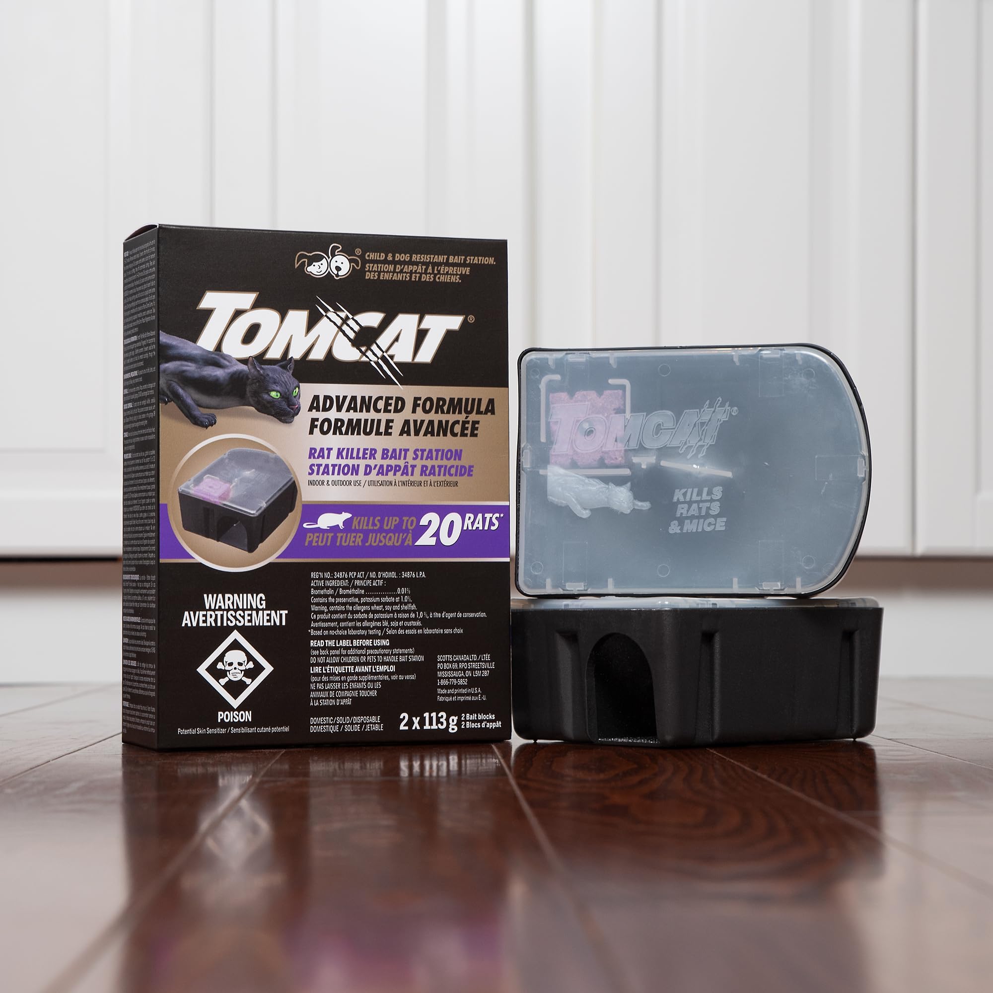 Tomcat Rat Killer Bait Station Advanced Formula 2 x 113g : Amazon